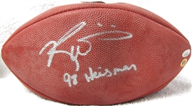 RICKY WILLIAMS "98 HEISMAN" SIGNED FOOTBALL w/CAS COA