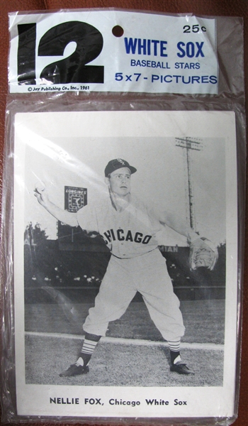 1961 JAY PUBLISHING CHICAGO WHITE SOX PHOTO PACK