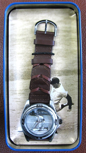 MICKEY MANTLE COLLECTORS WATCH IN CASE - NEVER USED