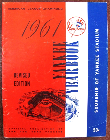 1961 NEW YORK YANKEES YEARBOOK