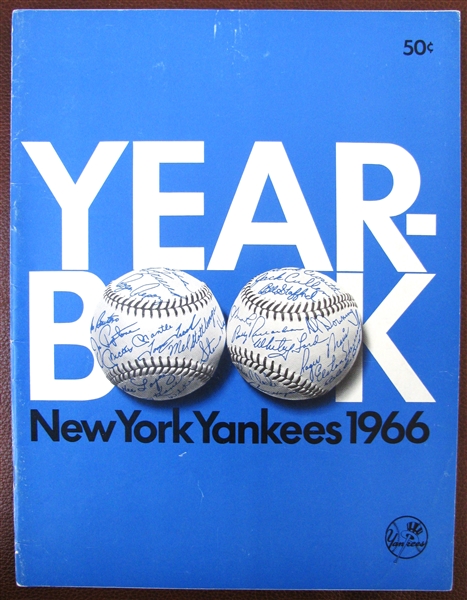 1966 NEW YORK YANKEES YEARBOOK