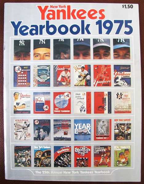 1975 NEW YORK YANKEES YEARBOOK