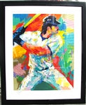 MIKE PIAZZA & LEROY NEIMAN SIGNED LIMITED EDITION LARGE SERIGRAPH w/COA