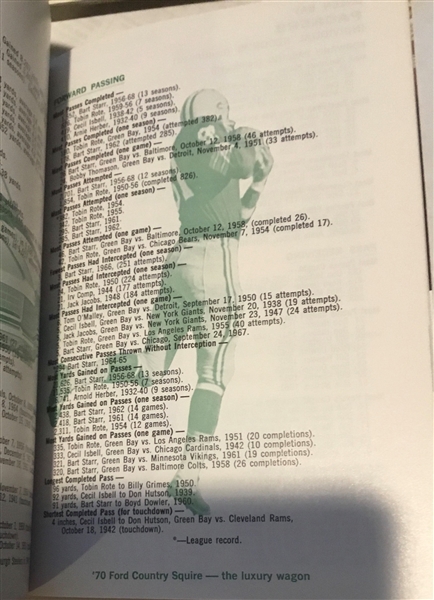 1968 GREEN BAY PACKERS PRESS BOOK