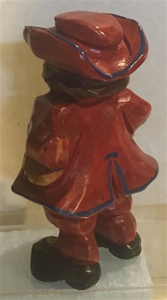 50's PENN QUAKERS CARTER HOFFMAN MASCOT STATUE w/RARE FRATERNITY LETTERS