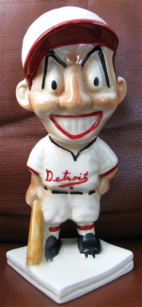 40's/50's DETROIT TIGERS STANFORD POTTERY BANK - RARE VERSION