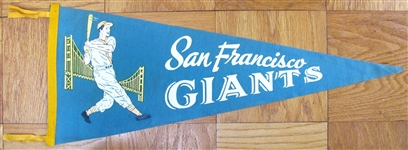 60s SAN FRANCISCO GIANTS PENNANT
