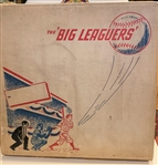 50s BIG LEAGUER ASHTRAY & GLASS "NATIONAL LEAGUE" SET w/BOX