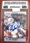 FRED BILETNIKOFF SIGNED FOOTBALL CARD /CAS AUTHENTICATED