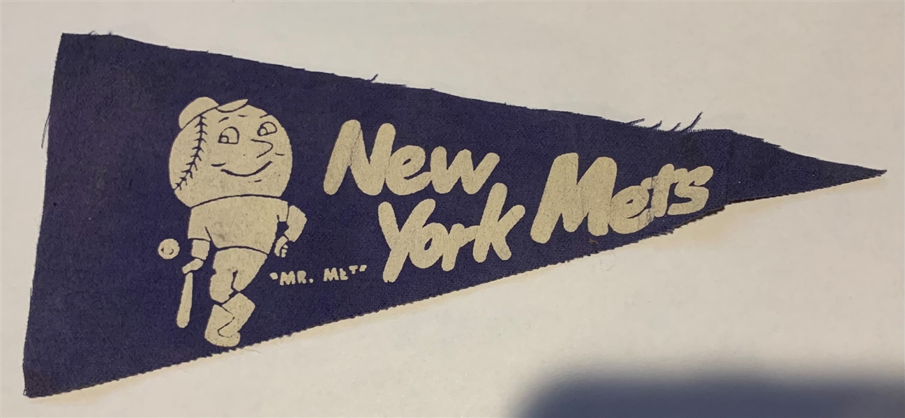 60's NEW YORK METS mini PENNANT