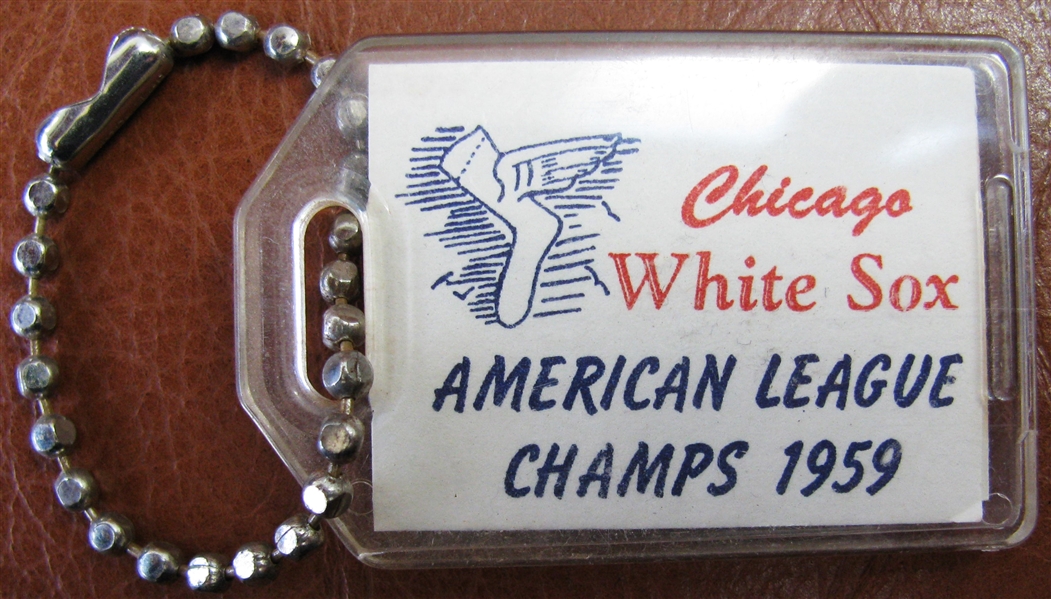 1959 CHICAGO WHITE SOX AMERICAN LEAGUE CHAMPS KEY CHAIN