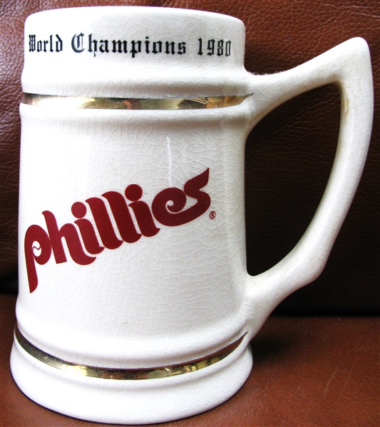 1980 PHILADELPHIA PHILLIES WORLD CHAMPIONS MUG 