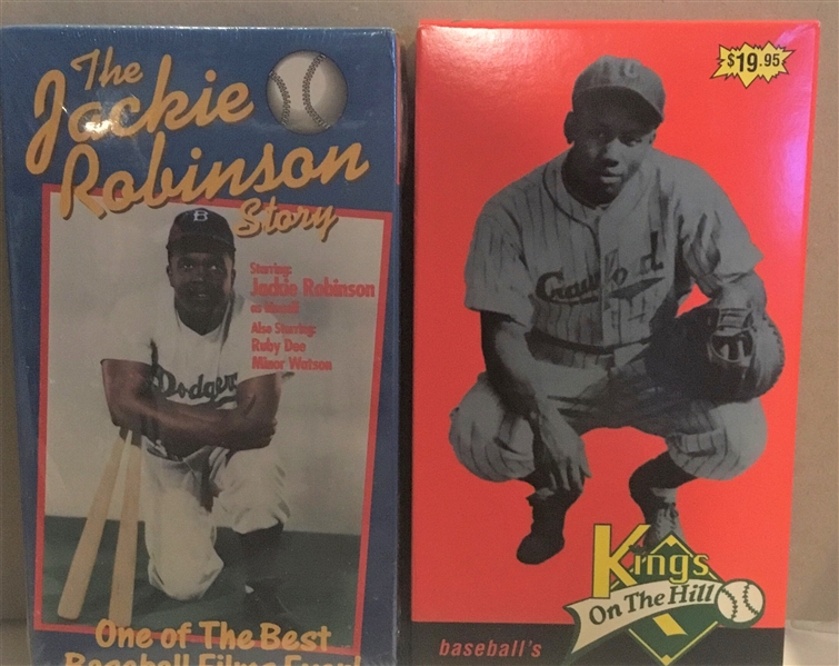 THE JACKIE ROBINSON STORY & KINGS OF THE HILL VHS TAPES