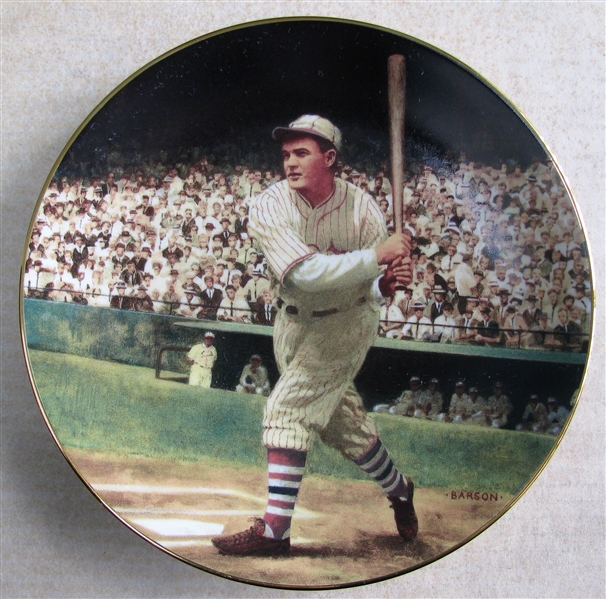 ROGERS HORNSBY THE .424 SEASON BRADFORD EXCHANGE PLATE