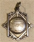 1913 SPALDING BASEBALL "CHAMPION" MEDAL - STERLING SILVER