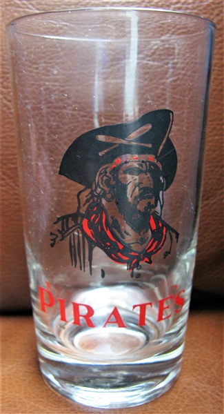 50's PITTSBURGH PIRATES BIG LEAGUER DRINKING GLASS