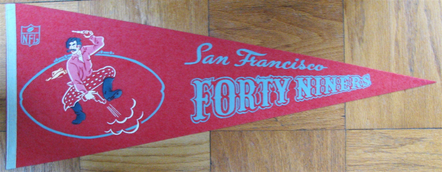 60's SAN FRANCISCO FORTY-NINERS PENNANT