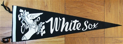 50s CHICAGO WHITE SOX 3/4 PENNANT