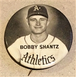 50s BOBBY SHANTZ "PHILADELPHIA ATHLETICS" PIN