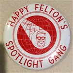 VINTAGE 50s HAPPY FELTON "BROOKLYN DODGERS" SPOTLIGHT GANG PIN