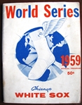 1959 WORLD SERIES PROGRAM - CHICAGO WHITE SOX vs LOS ANGELES DODGERS