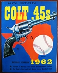 1962 HOUSTON COLT 45s YEARBOOK - 1st YEAR