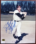 PHIL RIZZUTO "HOLY COW" SIGNED 8 x 10 PHOTO w/CAS COA