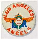 VINTAGE 60s LOS ANGELES ANGELS "LARGE SIZE" PIN