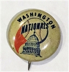 VINTAGE WASHINGTON NATIONALS PIN