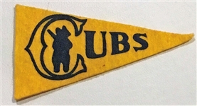 30s CHICAGO CUBS BF-3 mini PENNANT