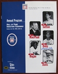 1998 H.O.F. INDUCTION PROGRAM SIGNED BY LARRY DOBY w/CAS COA