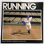 VINTAGE MAURY WILLS "RUNNING" RECORD & BOOKLKET