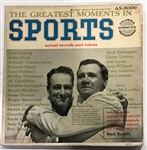 VINTAGE "GREAT MOMENTS IN SPORTS" RECORD w/RUTH/GEHRIG COVER