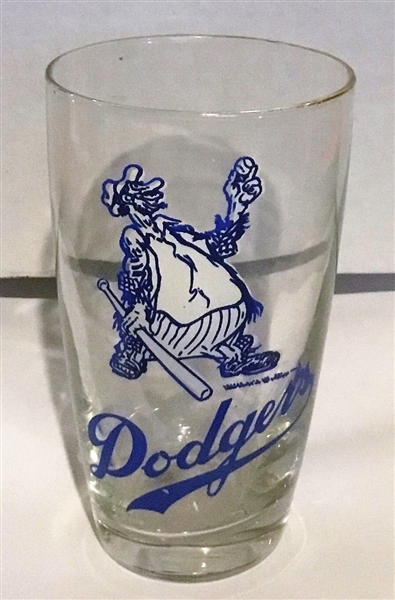 50's BROOKLYN DODGERS BIG LEAGUER LARGE GLASS