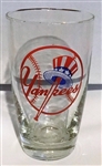50s NEW YORK YANKEES "BIG LEAGUER" LARGE GLASS
