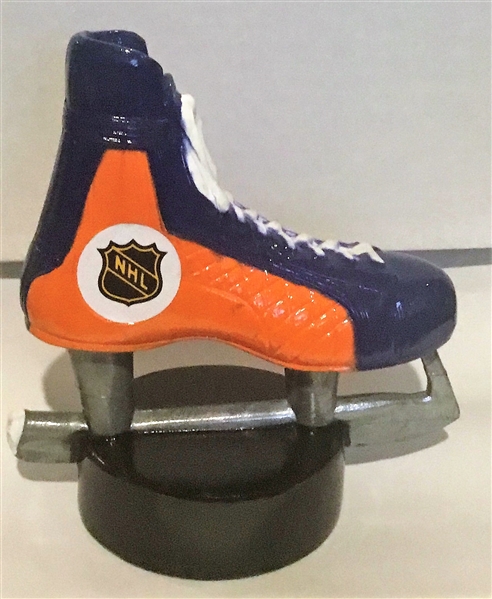 VINTAGE 70's NEW YORK ISLANDERS SKATE/PUCK BOTTLE OPENER-PAPERWEIGHT