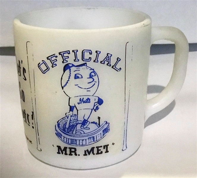 60's NEW YORK METS LET'S GO METS MUG