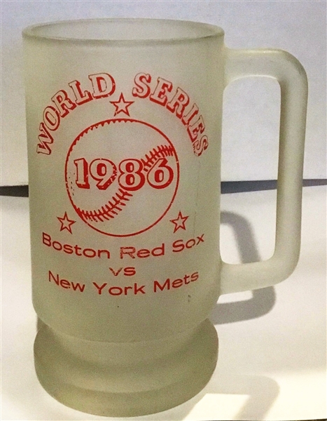 1986 WORLD SERIES MUG - METS vs RED SOX