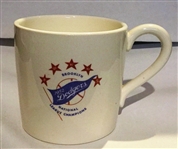 1952 BROOKLYN DODGERS "NATIONAL LEAGUE CHAMPIONS" COFFEE MUG- RARE!