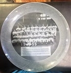 1955 BROOKLYN DODGERS TEAM PHOTO" CHARGER PLATE"