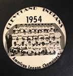 1954 CLEVELAND INDIANS "AMERICAN LEAGUE CHAMPIONS" TEAM PHOTO PIN