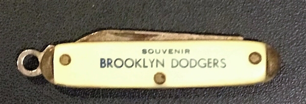 VINTAGE BROOKLYN DODGERS SOUVENIR POCKET KNIFE