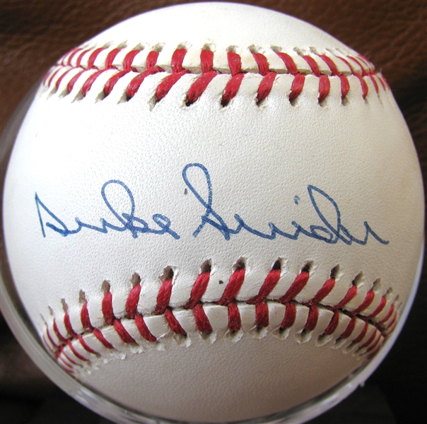 DUKE SNIDER SIGNED BALL w/STEINER