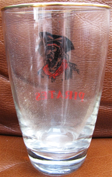 50's PITTSBURGH PIRATES BIG LEAGUER LARGE GLASS