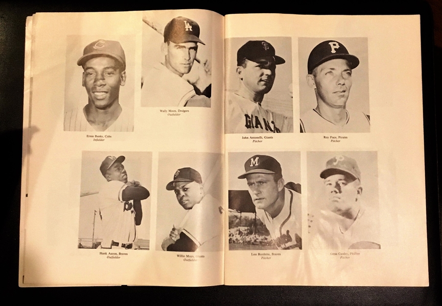 1959 MLB ALL-STAR GAME PROGRAM @ PITTSBURGH - 1st GAME