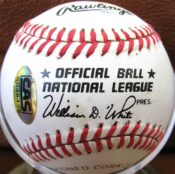 DON NEWCOMBE MVP 1956 CY YOUNG SIGNED BASEBALL w/CAS
