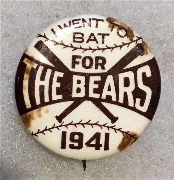 1941 DENVER BEARS BASEBALL PIN - DIZZY DEAN