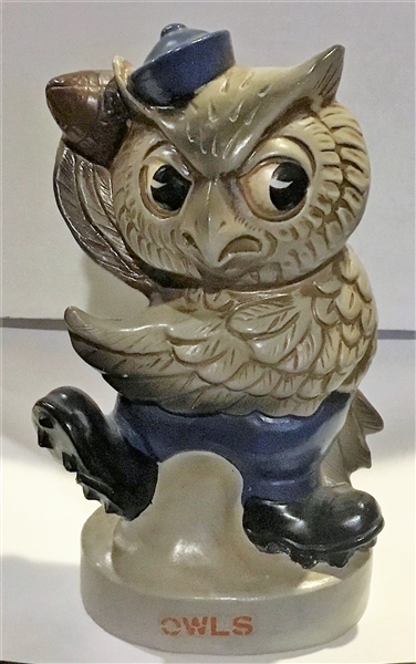 VINTAGE RICE OWLS MASCOT BANK