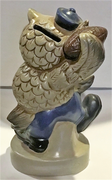 VINTAGE RICE OWLS MASCOT BANK