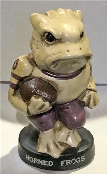 VINTAGE TCU HORNED FROGS MASCOT BANK